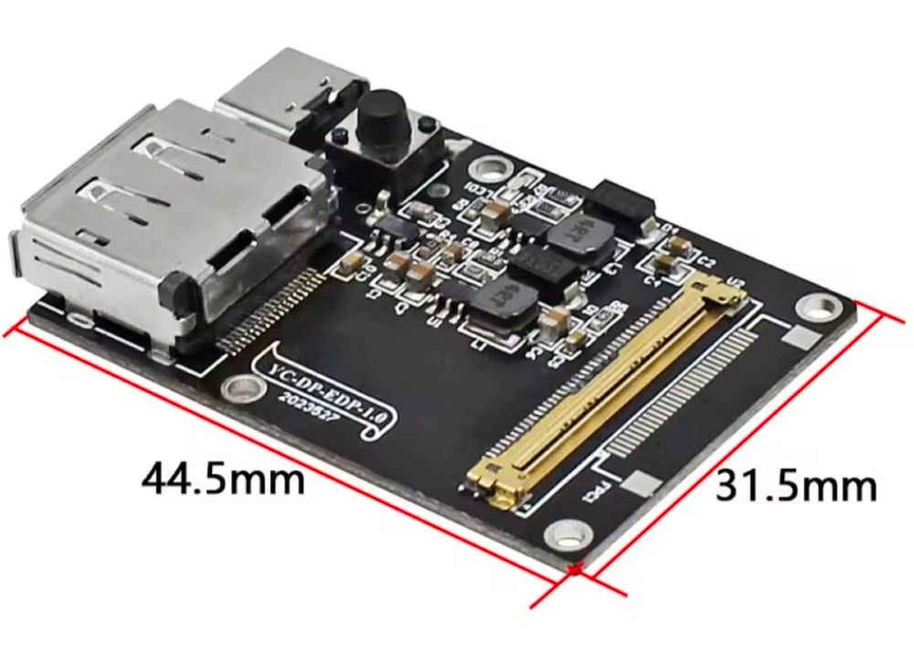 Variant with a full sized DisplayPort 