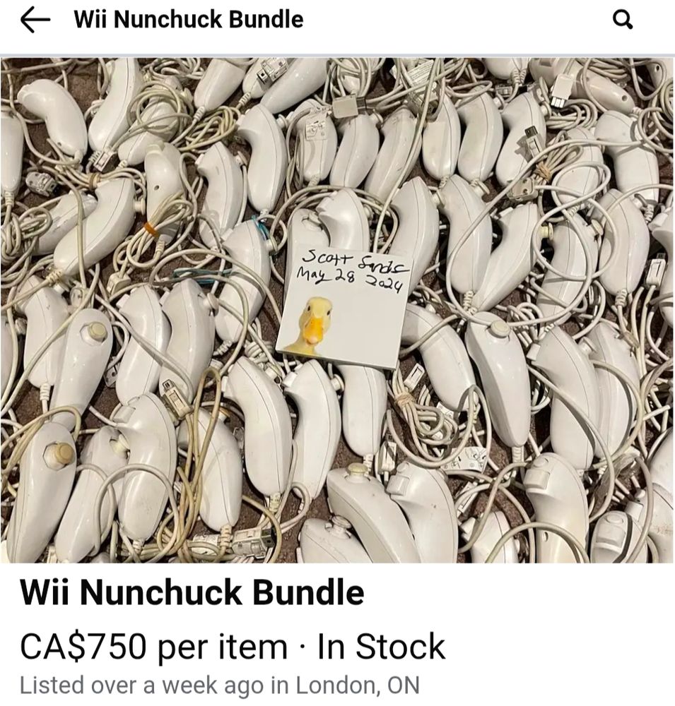 From Facebook marketplace post...photo Of lots of nunchucks