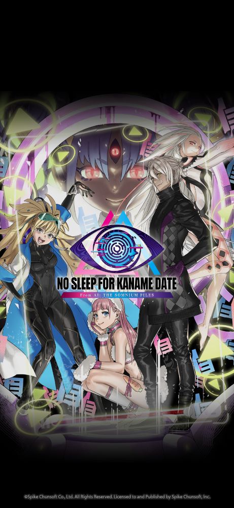 No Sleep For Kaname Date From - AI: THE SOMNIUM FILES Key Art Mobile Wallpaper