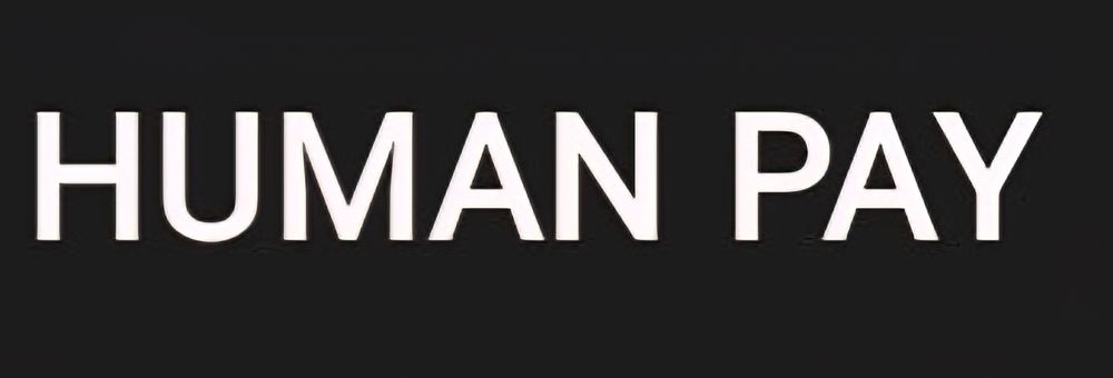 A text image that says "human pay" in all capitals.