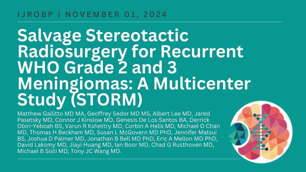 Salvage Stereotactic Radiosurgery for Recurrent WHO Grade 2 and 3 Meningiomas: A Multicenter Study (STORM)