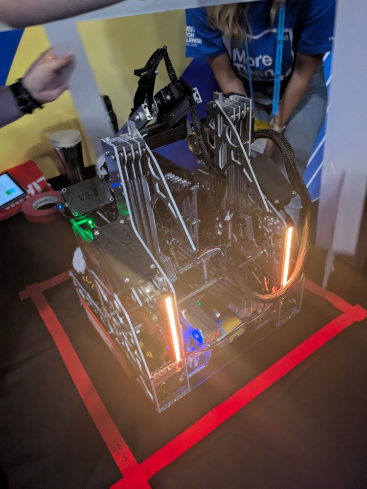 RGB LEDs on a robot!