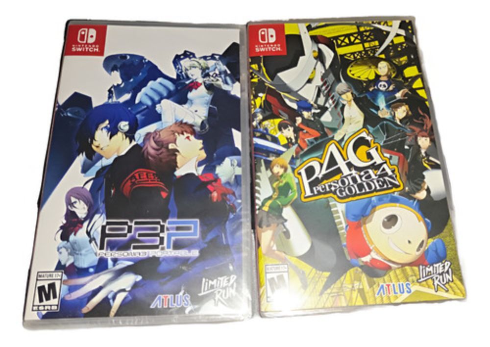 Kit Persona 3 Portable E Persona 4 Golden Switch Limited Run - R$ 1.500