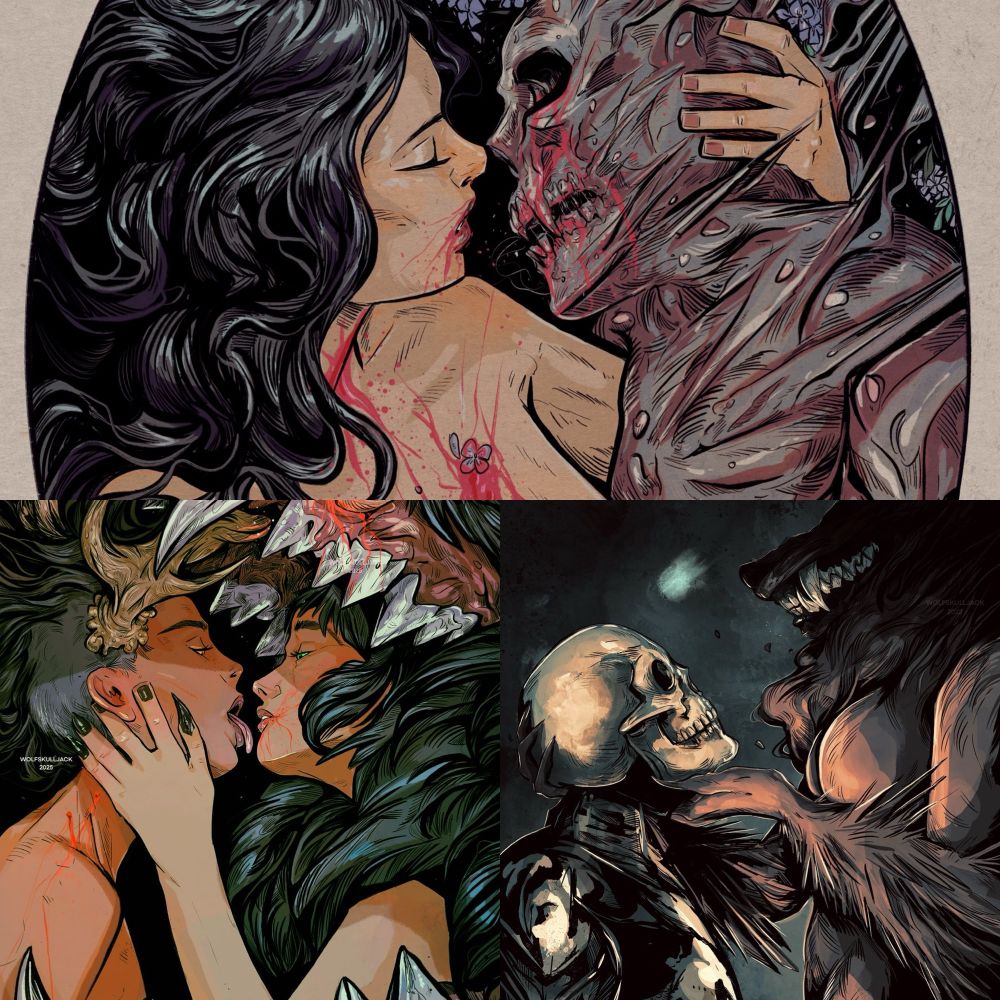 My art, all digital of various couples 