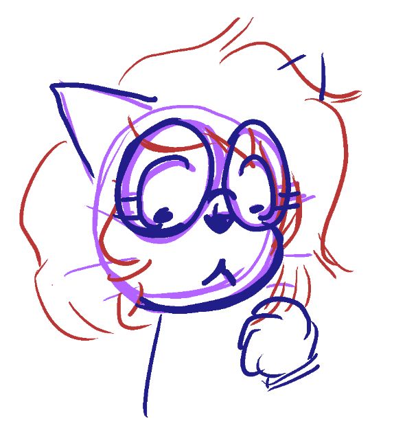 maddy stare at hand