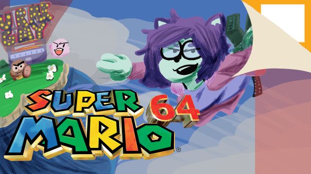 Maddblamma on the Super Mario 64 box art, this time with the logo.