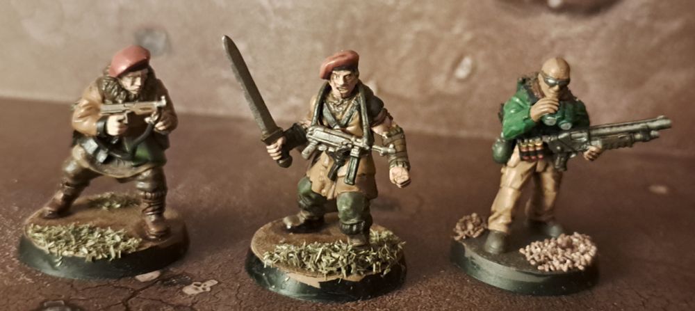 Red Berets and a Correspondent.