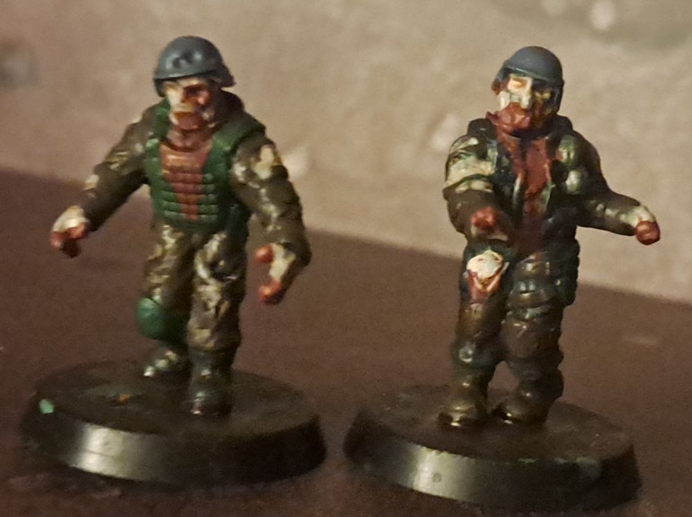 2 Armoured Zombies.