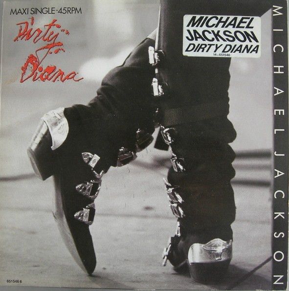 MJ Dirty Diana single art. (1988)