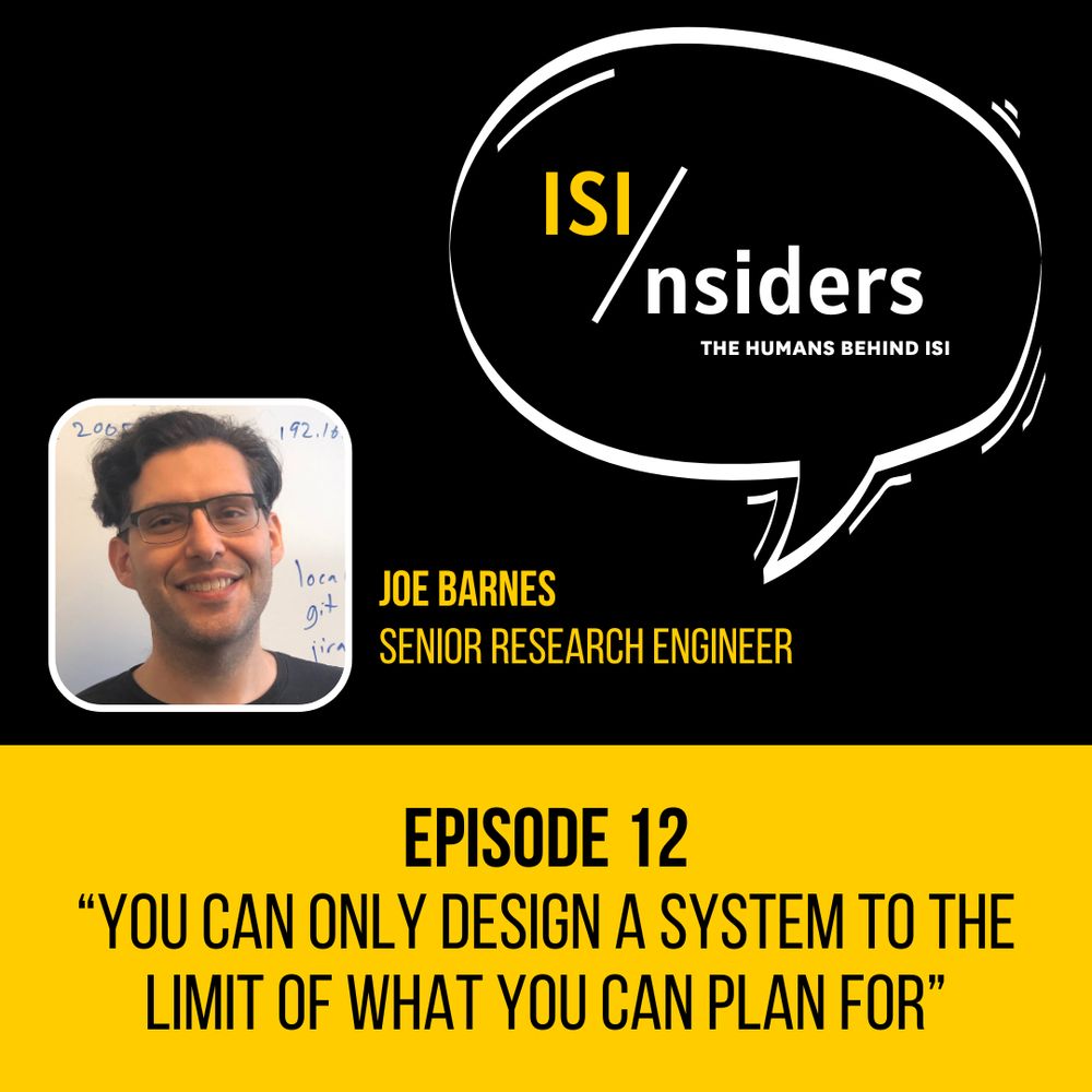 Announcement for ISI/nsiders episode 12 featuring Joe Barnes