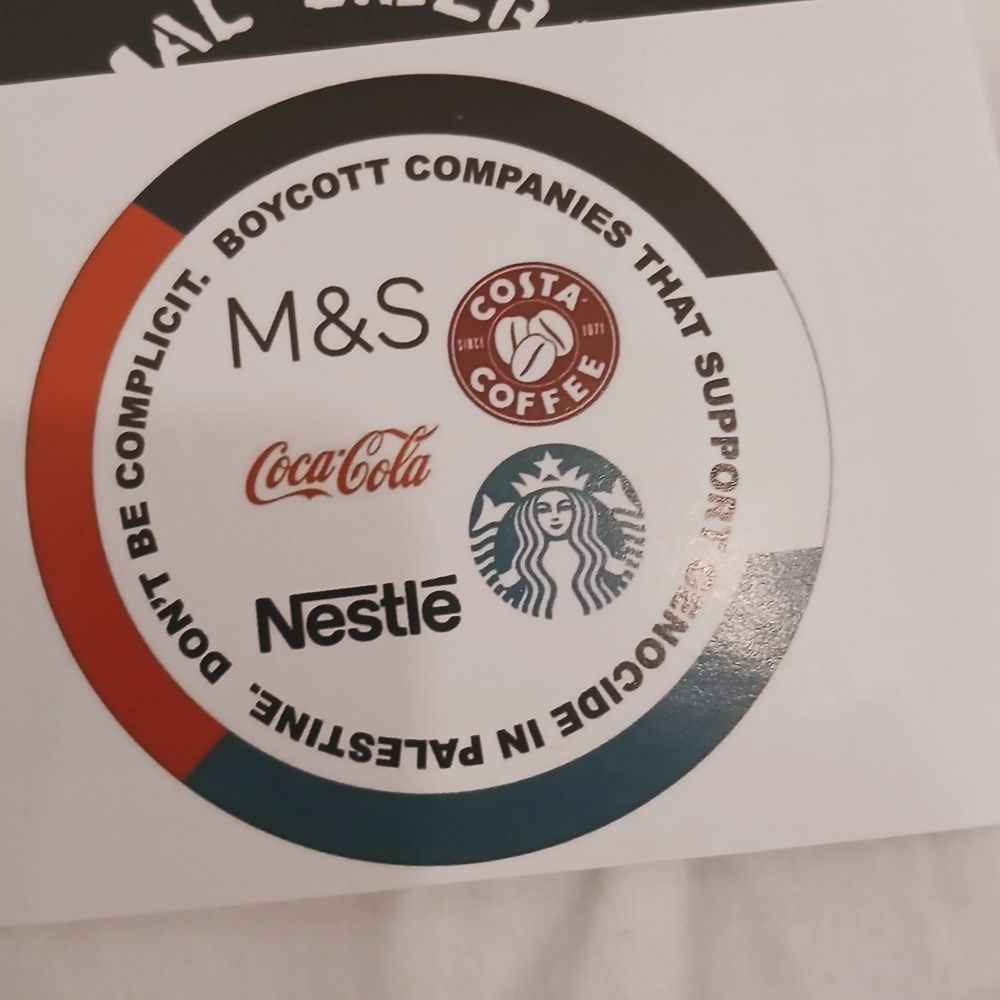 M&S, Costa Coffee,  Coca Cola, Nestlé, Starbucks 
