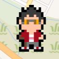 Pequeño pixel art de Travis Touchdown