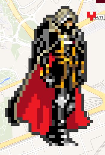 Sprite del Alucard de Symphony of the night