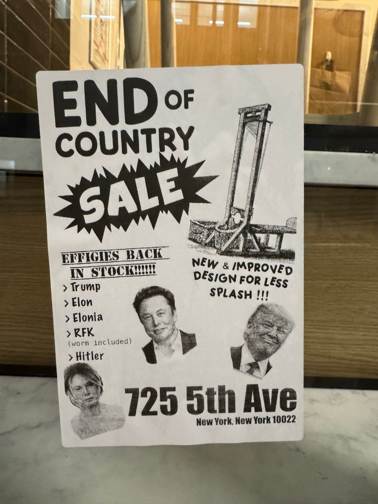 A flier for an “End Of Country Sale”