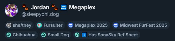 Screenshot of the labels