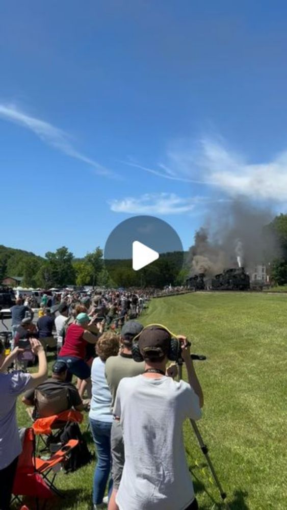 Cass Scenic Railroad on Instagram: "Shay Power! The fifth annual Cass Parade of Steam featured all five operable Shay locomotives in the Cass Collection!"