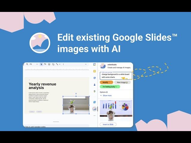 Edit Google Slides™  images with AI
