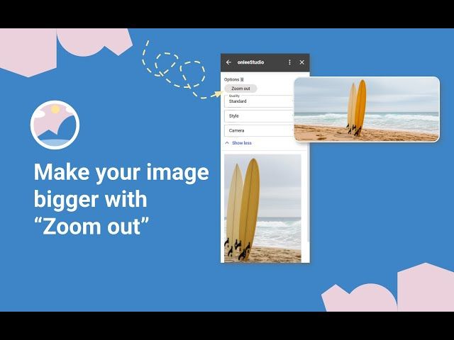 Instant Image Expansion! "Zoom Out" with onleeStudio