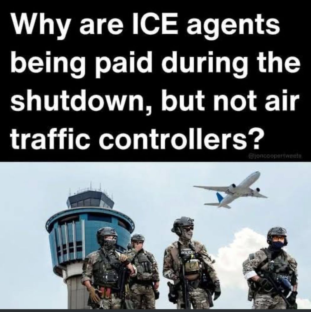 Why are ICE agents being paid during the shutdown, but not air traffic controllers?