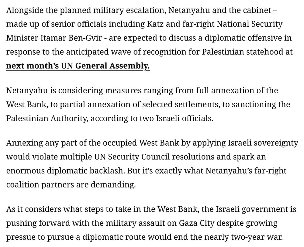 Ceasefire deal not on agenda as Israel’s security cabinet discusses looming Gaza City offensive | CNN https://www.cnn.com/2025/08/31/world/israel-security-cabinet-netanyahu-gaza-intl