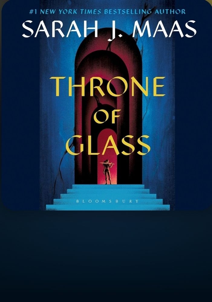 cover of throne of glass by sarah j. maas