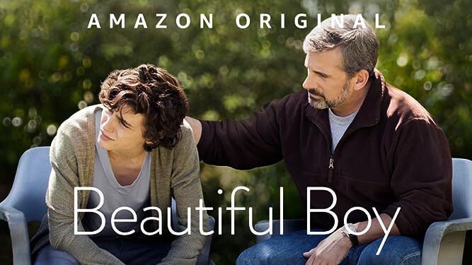 Sujet, Amazon Originals Film „Beautiful Boy“ mit Steve Carell und Thimothée Chalamet.