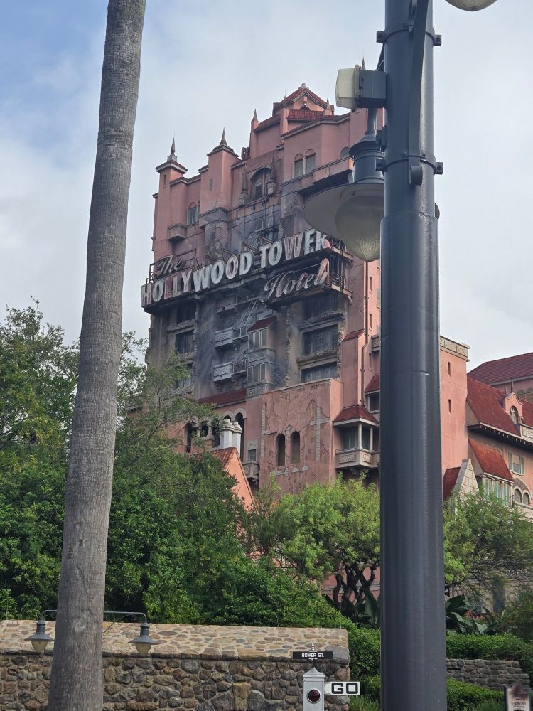 Hollywood tower of terror. 