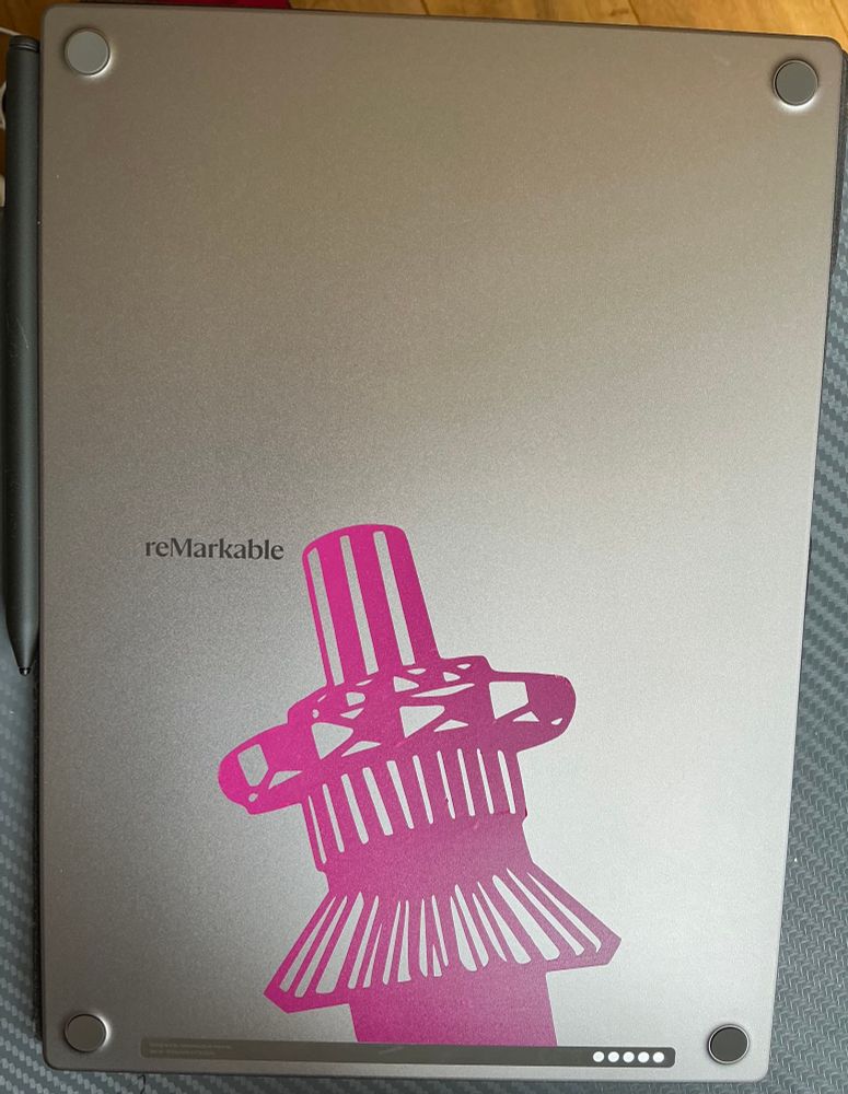Fully applied vinyl on the back of my remarkable