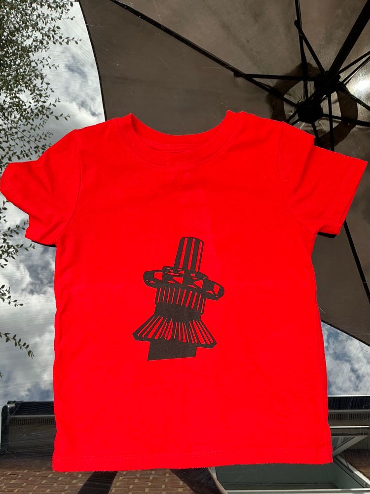 Red shirt with a design for my daughter Scarlett!