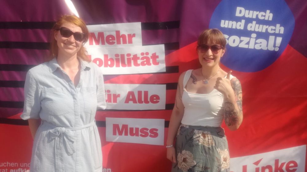 Mit Toni Mertsching (Linke / Wahlkreis Görlitz 1) in Weißwasser