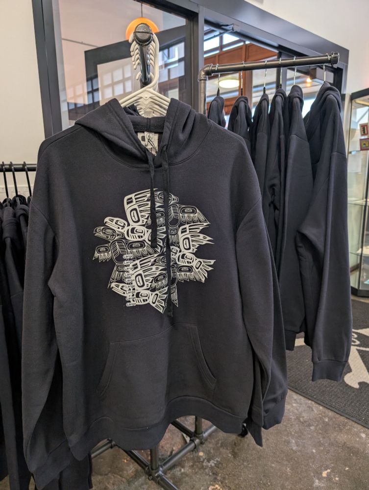 Eagle / Raven tessellation hoodie.