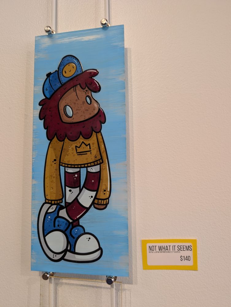 Not what it seems. An augmented reality art piece.