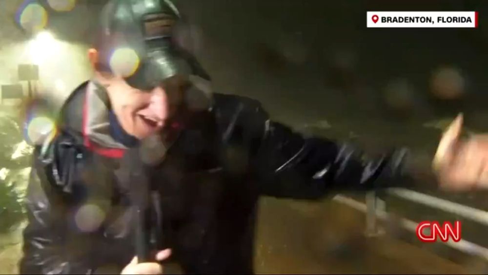 Anderson Cooper gets hit in the face with Hurricane Milton debris while live on air: “That wasn’t good”