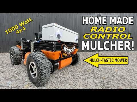 DIY Radio Control Mulcher Mower -  4x4 1Kw - Mantis Hacks