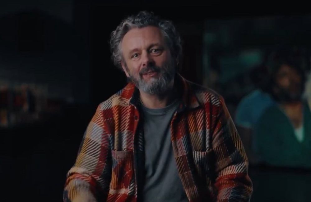 Michael talking about the Passion in his jacket