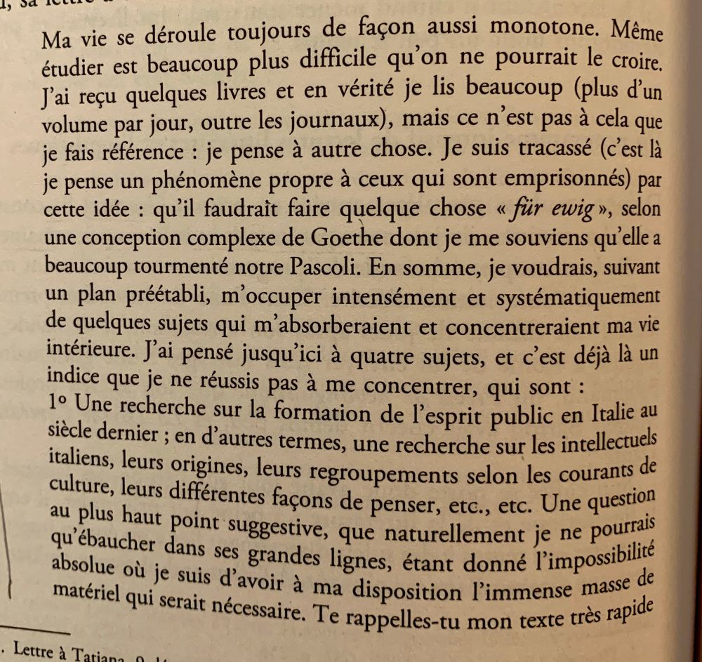 Lettre à Tatiana du 19 mars 1927 (1/2)