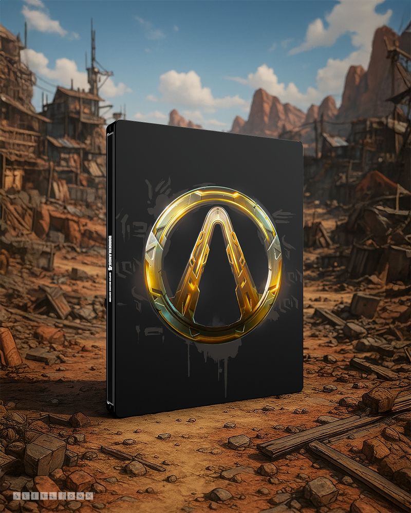 Cover for the Borderlands 4 SteelBook