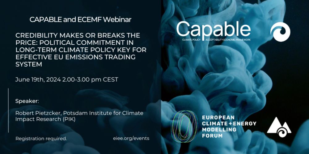 Credibility makes or breaks the price: political commitment in long-term climate policy key for effective EU emissions trading system