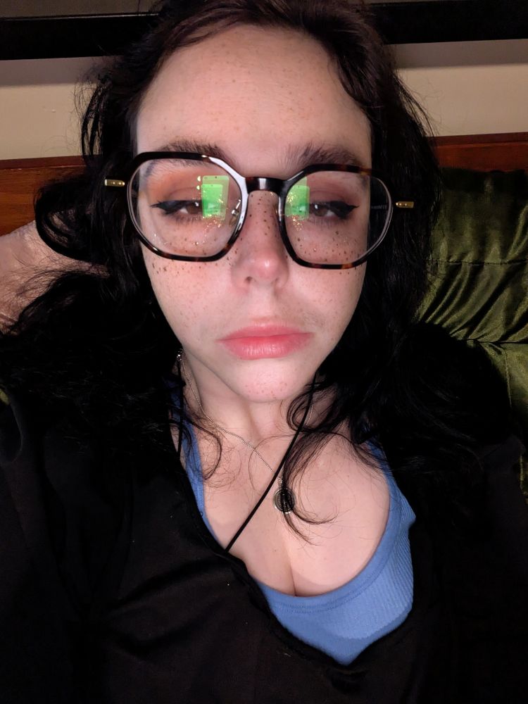 me, with glasses