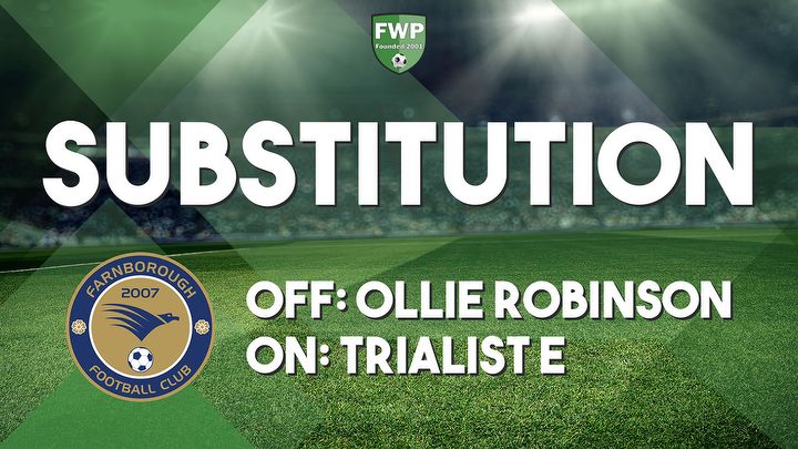 SUB: Trialist E replaced Ollie Robinson (76')