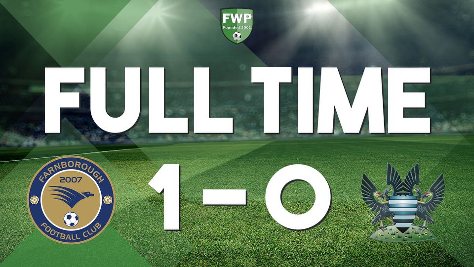 FULL-TIME: Farnborough 1-0 Salisbury