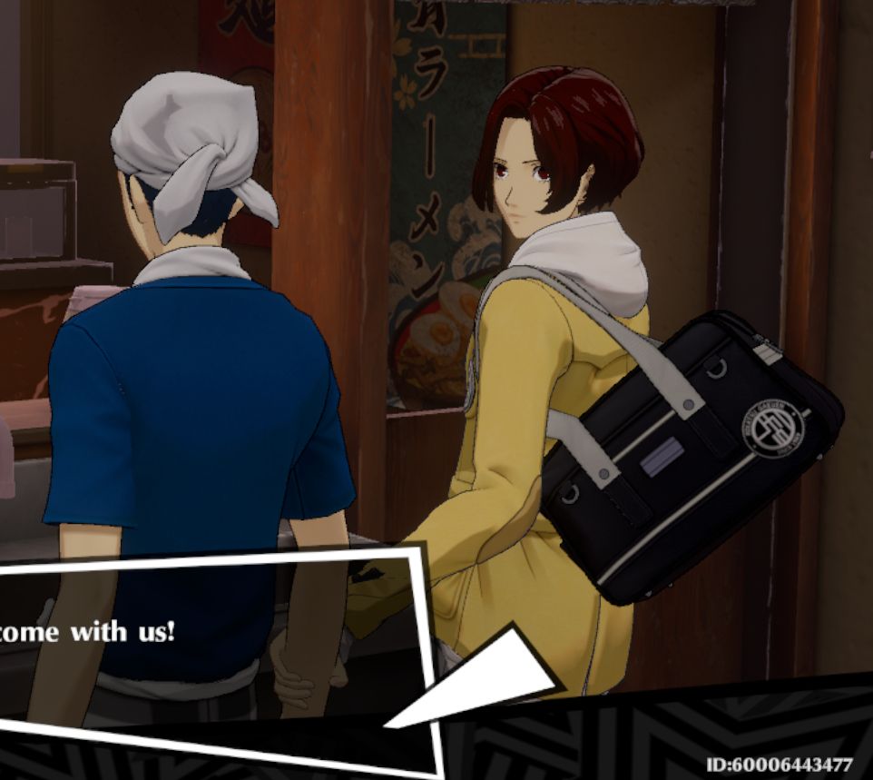 Nagisa Kamisiro holding Shun Kano's arm
