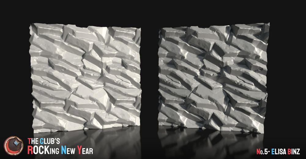 3D Tileable done within The Club's Rocking New Year challenge, for the 5th day.