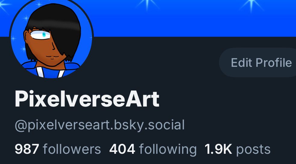 Currently at 987 followers