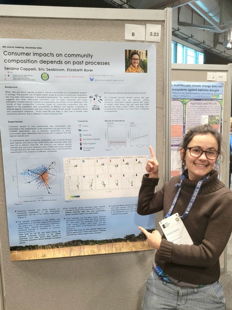 Seraina and her poster