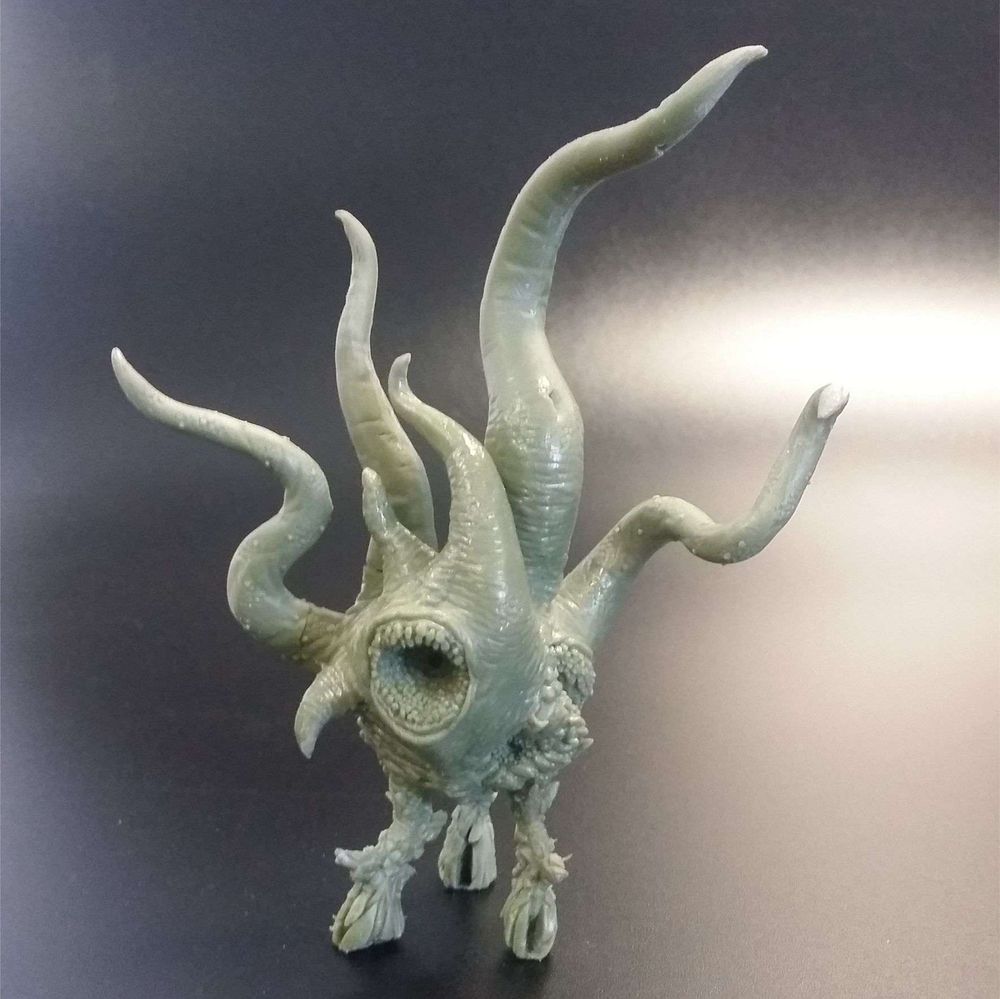 Master casting of an alternate sculpt of the same big critter.