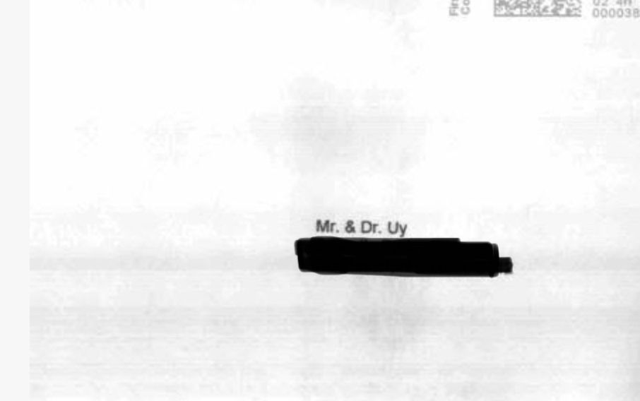 Envelope addressed to Mr. And Dr. Uy for the first time! We’re both academics