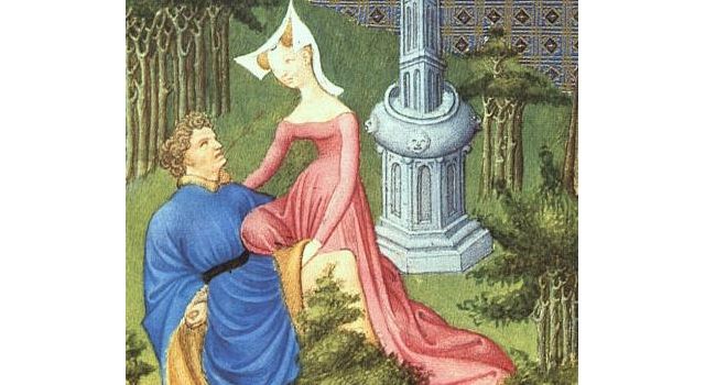 Enluminure médiévale du Roman de la Rose