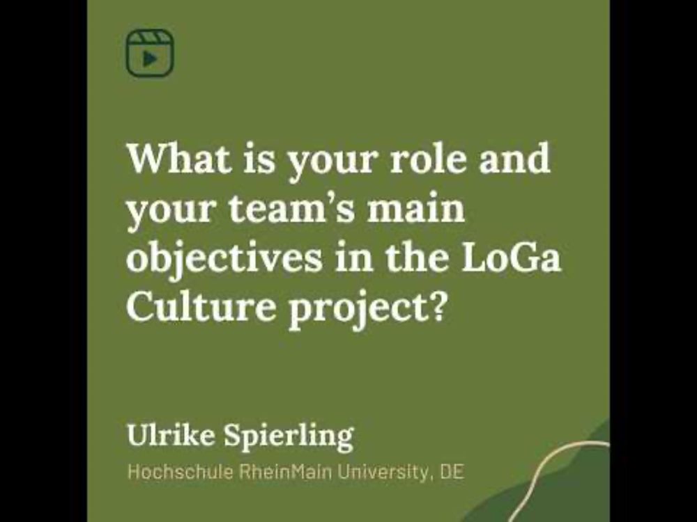 Ulrike Spierling: What are your objectives in LoGaCulture?