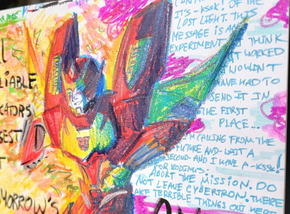 Top part of the art to show the glitter
